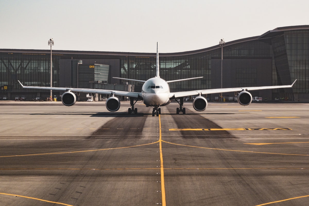 Aircraft on the apron at London Heathrow